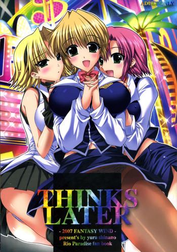 thinks later cover
